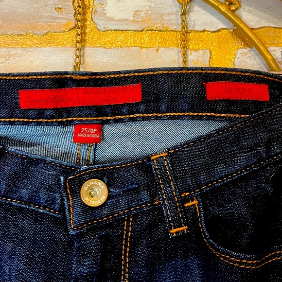 Banana Republic Dark Blue Wash Limited Edition Skinny Jeans, Women’s Sz 25 /0P. - Picture 8 of 10